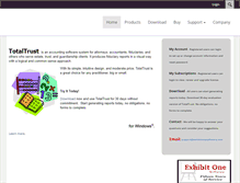 Tablet Screenshot of exhibitonesoftware.com